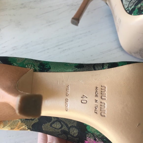 Miu Miu Floral Pumps🐰 - Picture 3 of 7